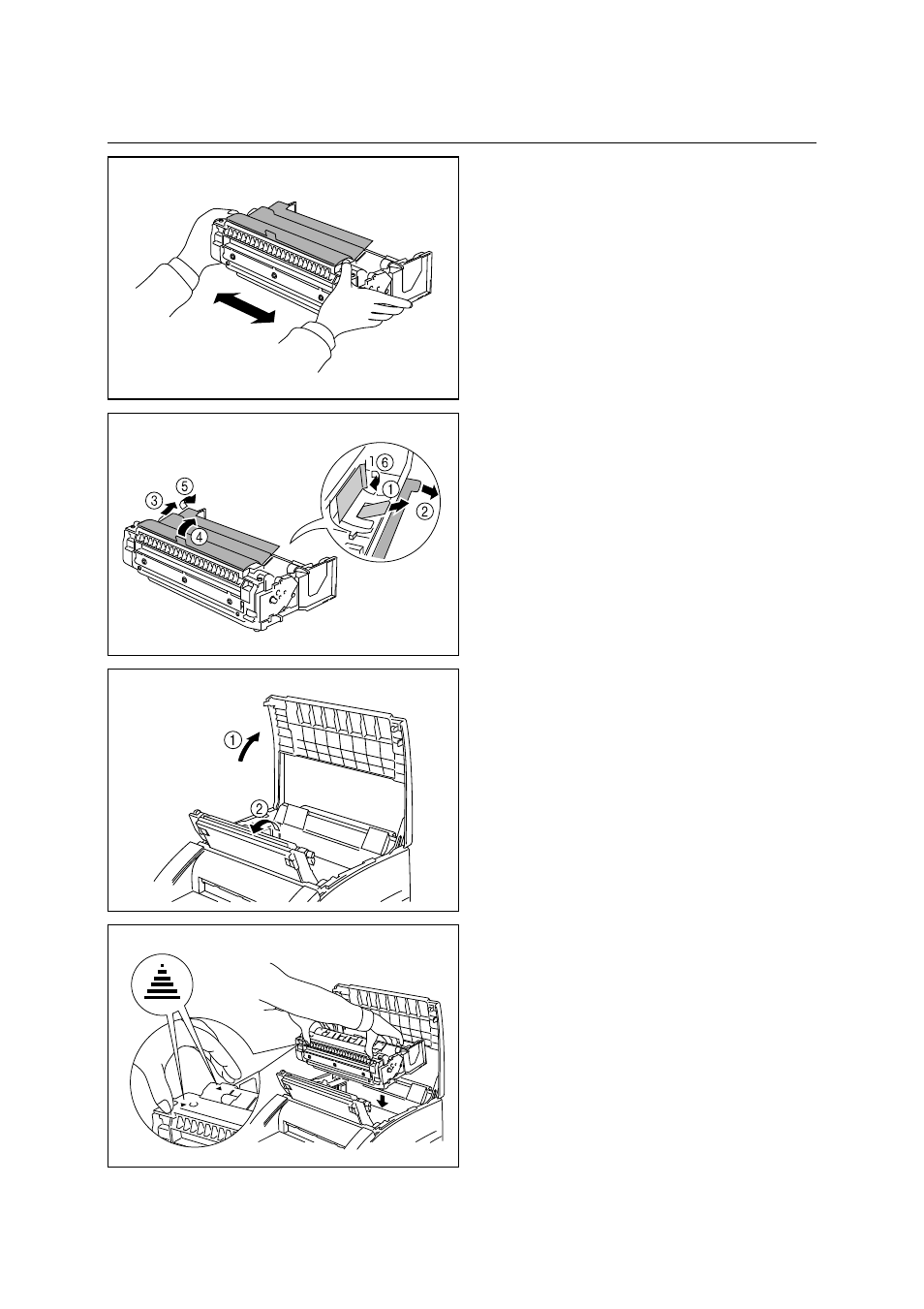 Install toner & drum, Action 2: install the toner cartridge/drum unit | Brother WL-660 Series User Manual | Page 2 / 12