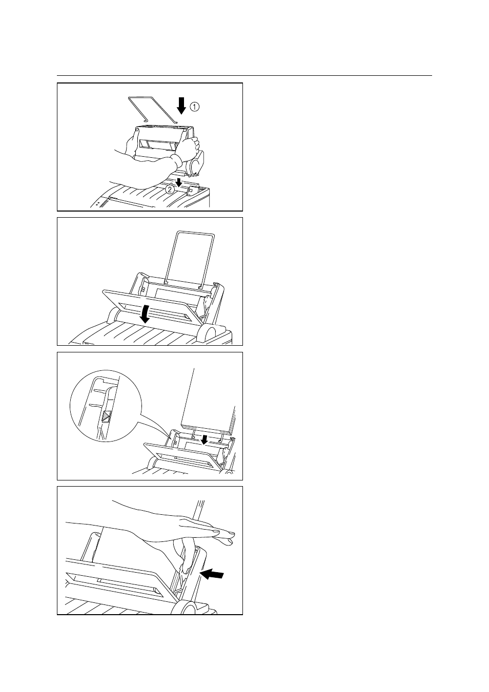 Load paper, Action 3: load paper into your printer | Brother WL-660 Series User Manual | Page 4 / 12