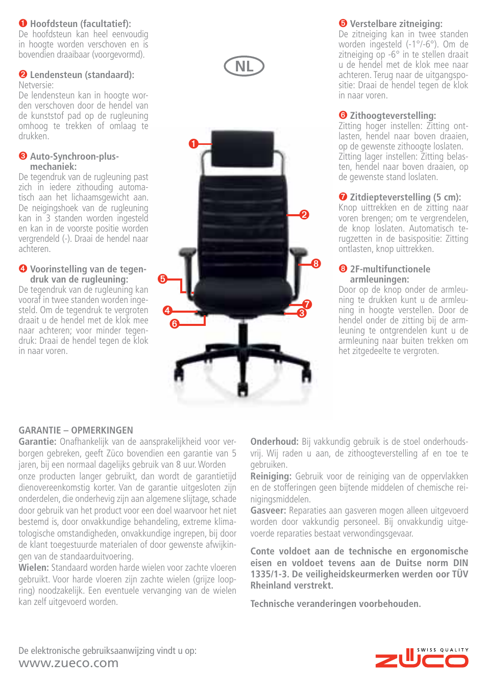 Zuco CONTE two User Manual | Page 4 / 8