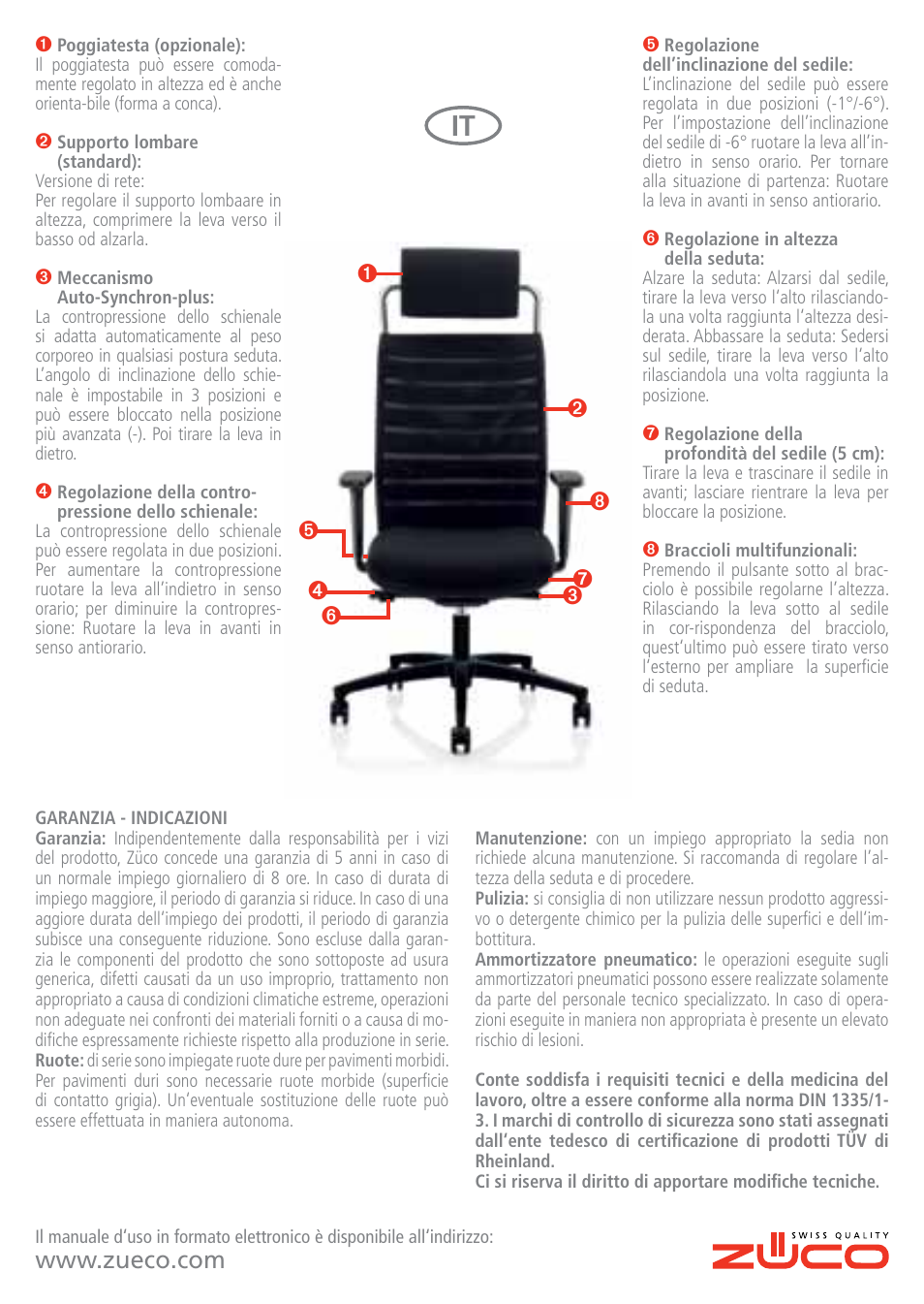 Zuco CONTE two User Manual | Page 7 / 8