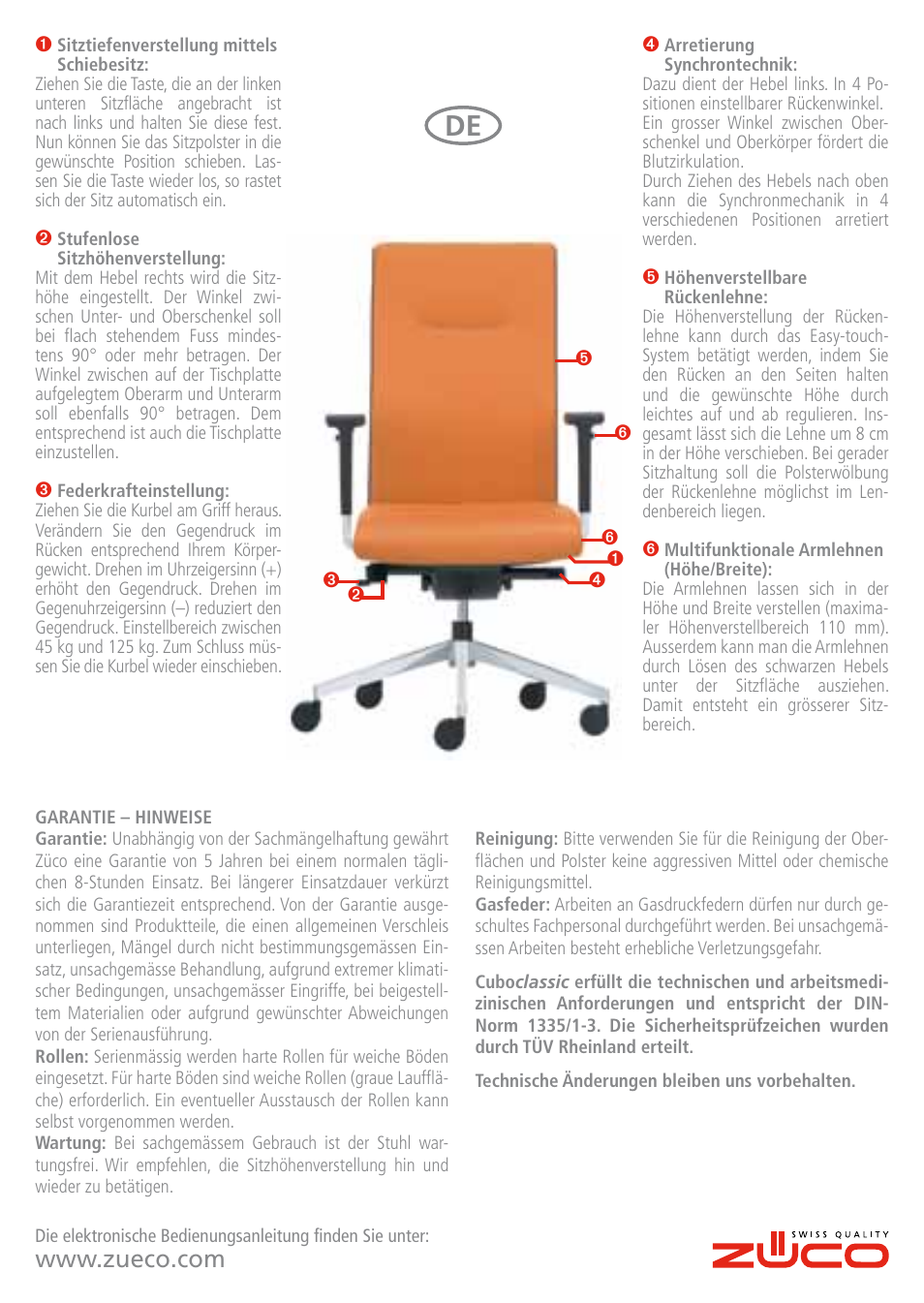 Zuco Cubo classic User Manual | Page 2 / 8