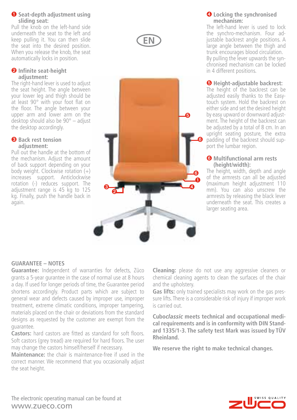 Zuco Cubo classic User Manual | Page 5 / 8