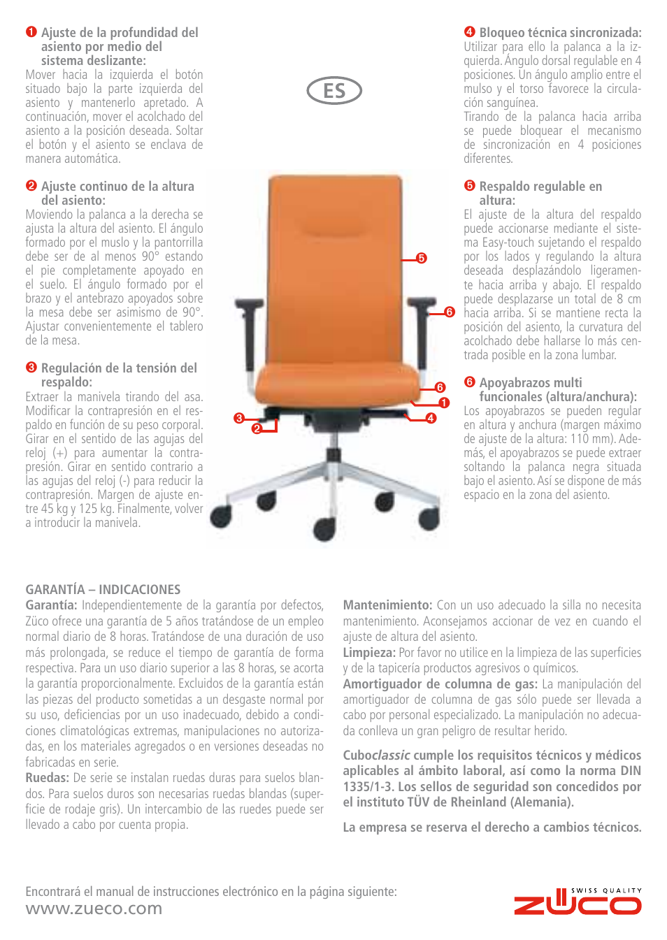 Zuco Cubo classic User Manual | Page 8 / 8