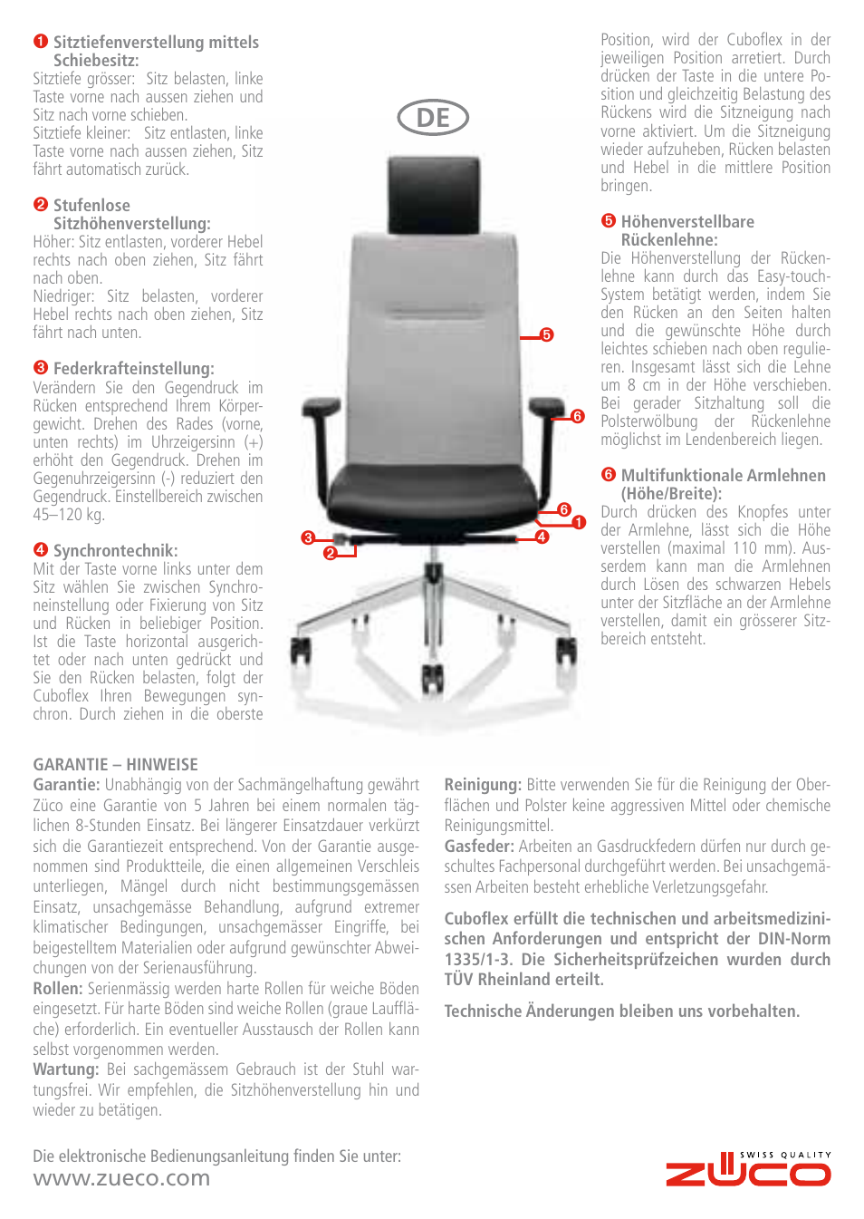 Zuco Cuboflex User Manual | Page 2 / 8