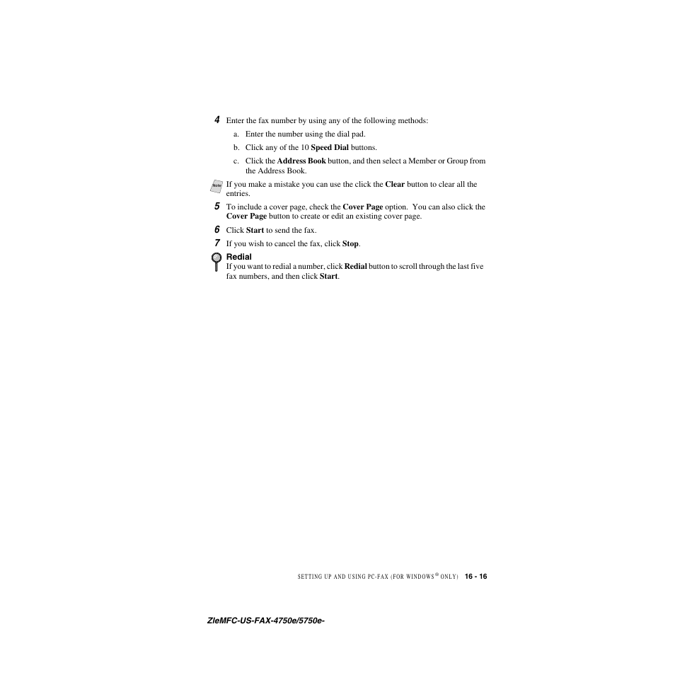Brother FAX-4750e User Manual | Page 166 / 231