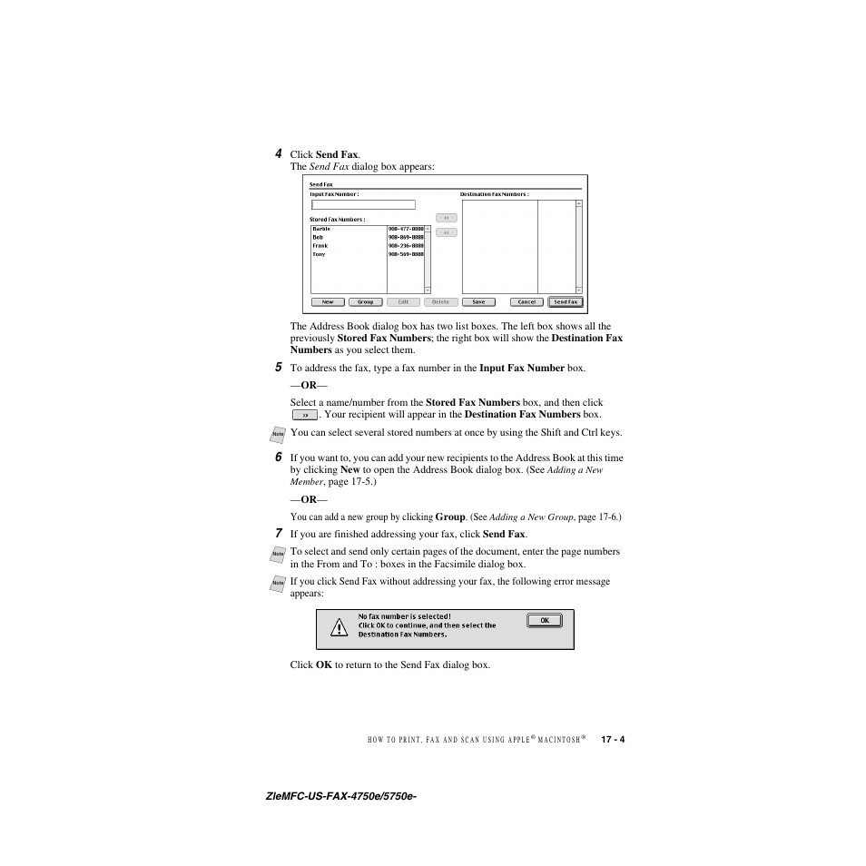Brother FAX-4750e User Manual | Page 170 / 231