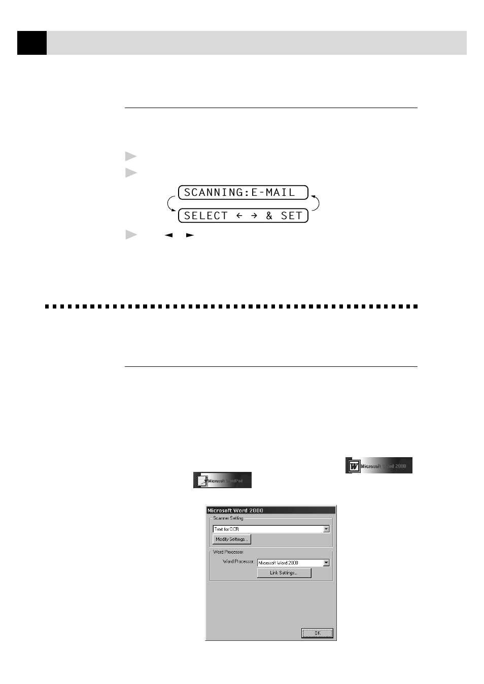 Brother control centre features, Scan to e-mail, Auto configuration | Brother 8060P MFC-9060 User Manual | Page 124 / 186