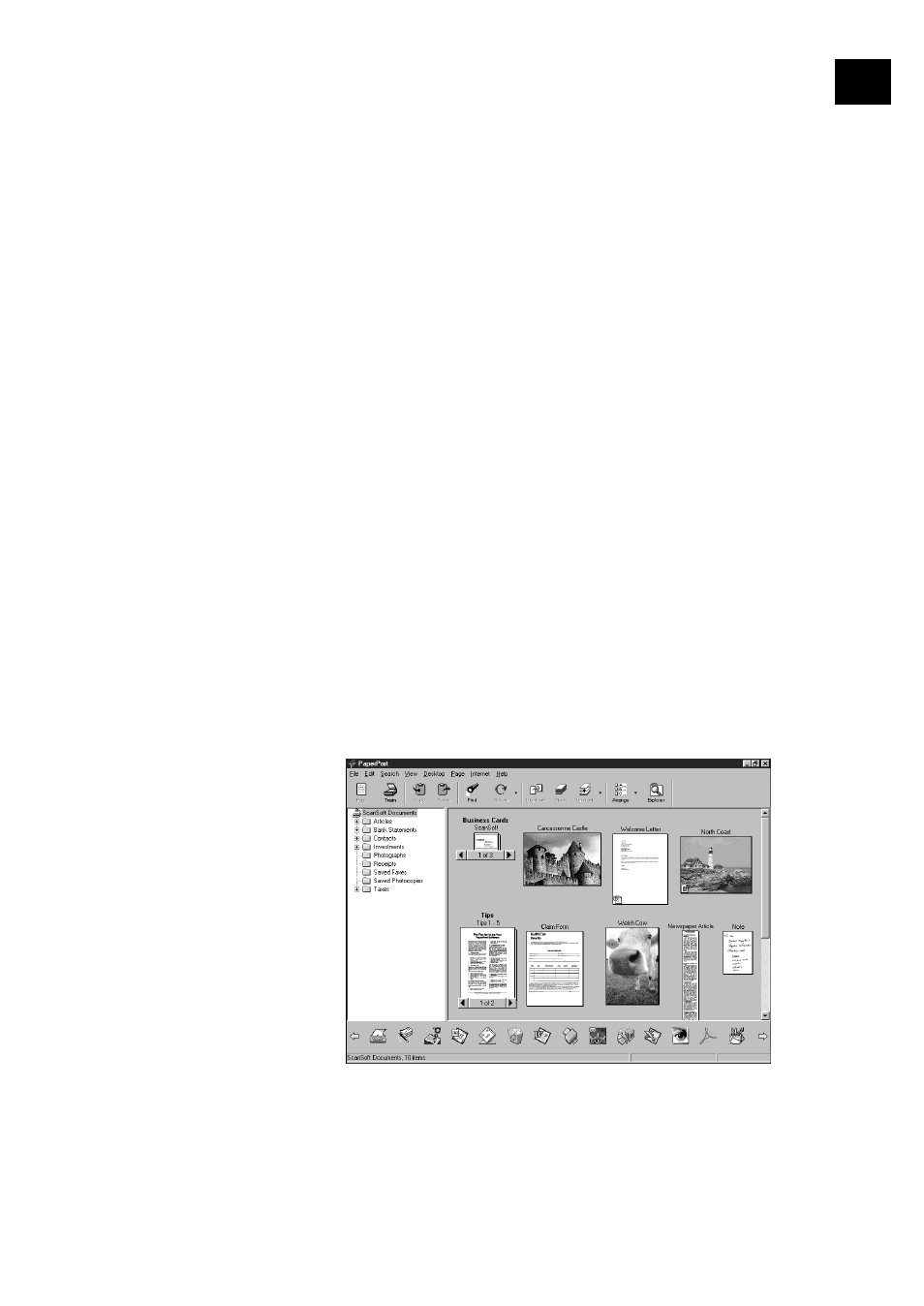 Using scansoft, Paperport, For brother and scansoft | Textbridge, For mfc-9060 only) | Brother 8060P MFC-9060 User Manual | Page 135 / 186