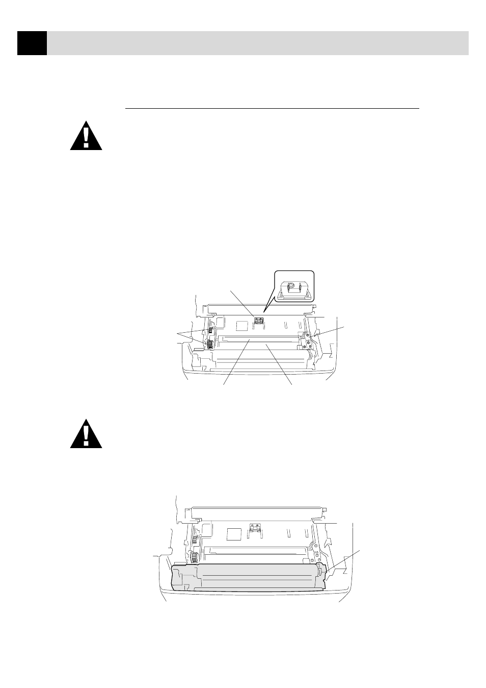 Cleaning the printer, Warning | Brother 8060P MFC-9060 User Manual | Page 160 / 186