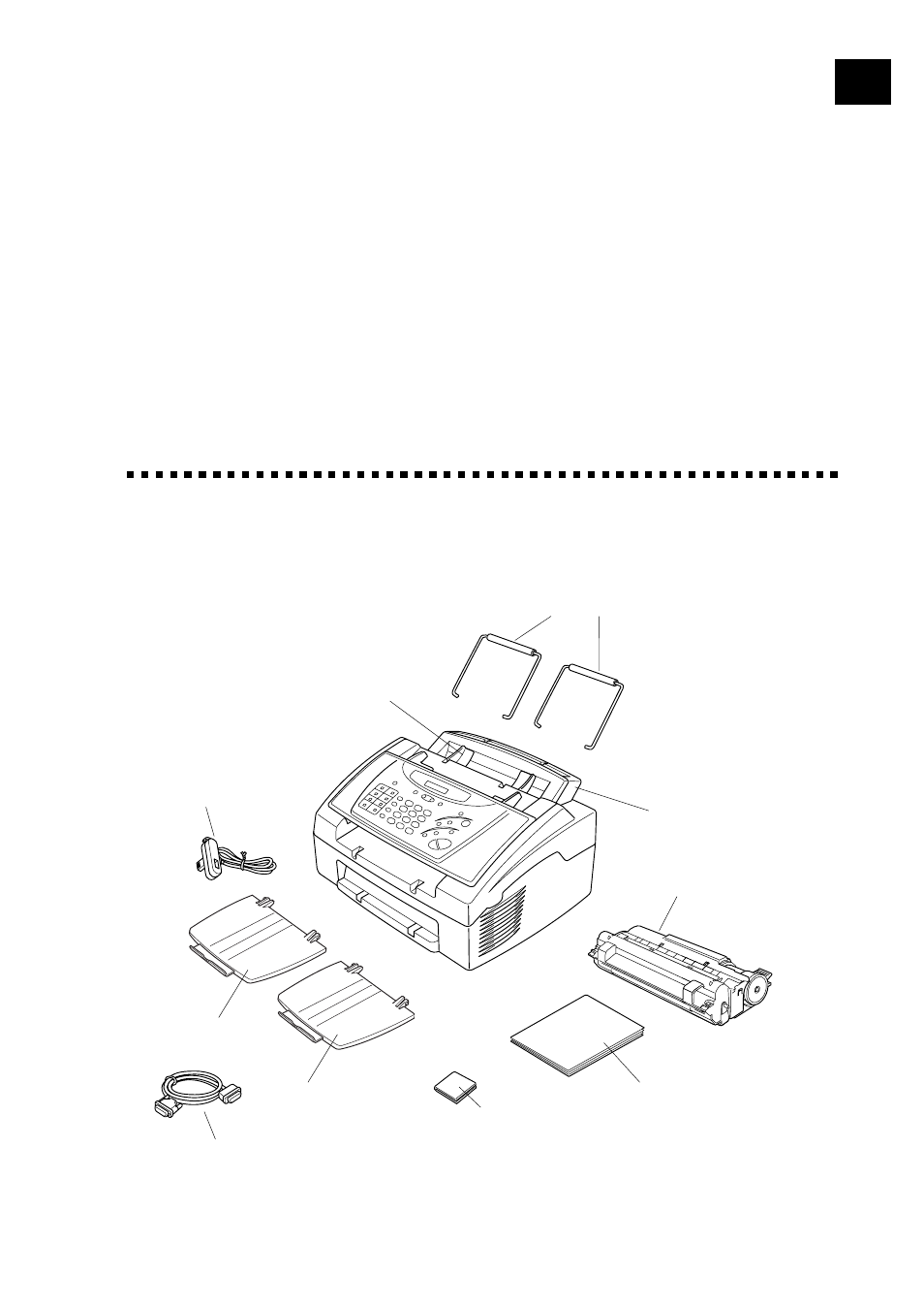 Installation, Packing list | Brother 8060P MFC-9060 User Manual | Page 19 / 186