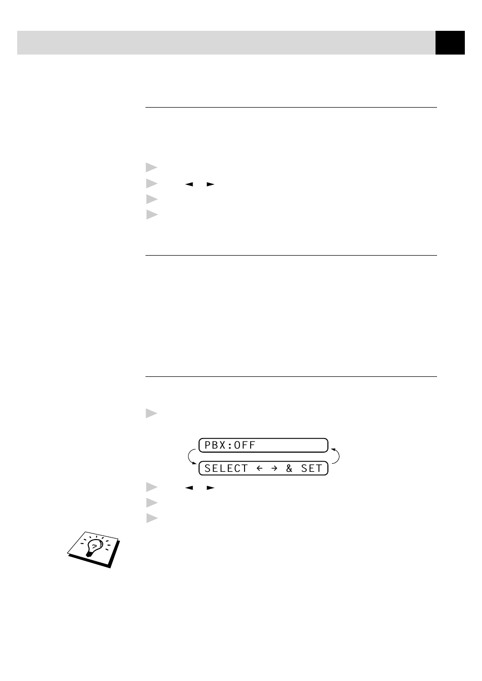 Setting the beeper volume, Pabx and transfer, Setting pabx | Brother 8060P MFC-9060 User Manual | Page 41 / 186