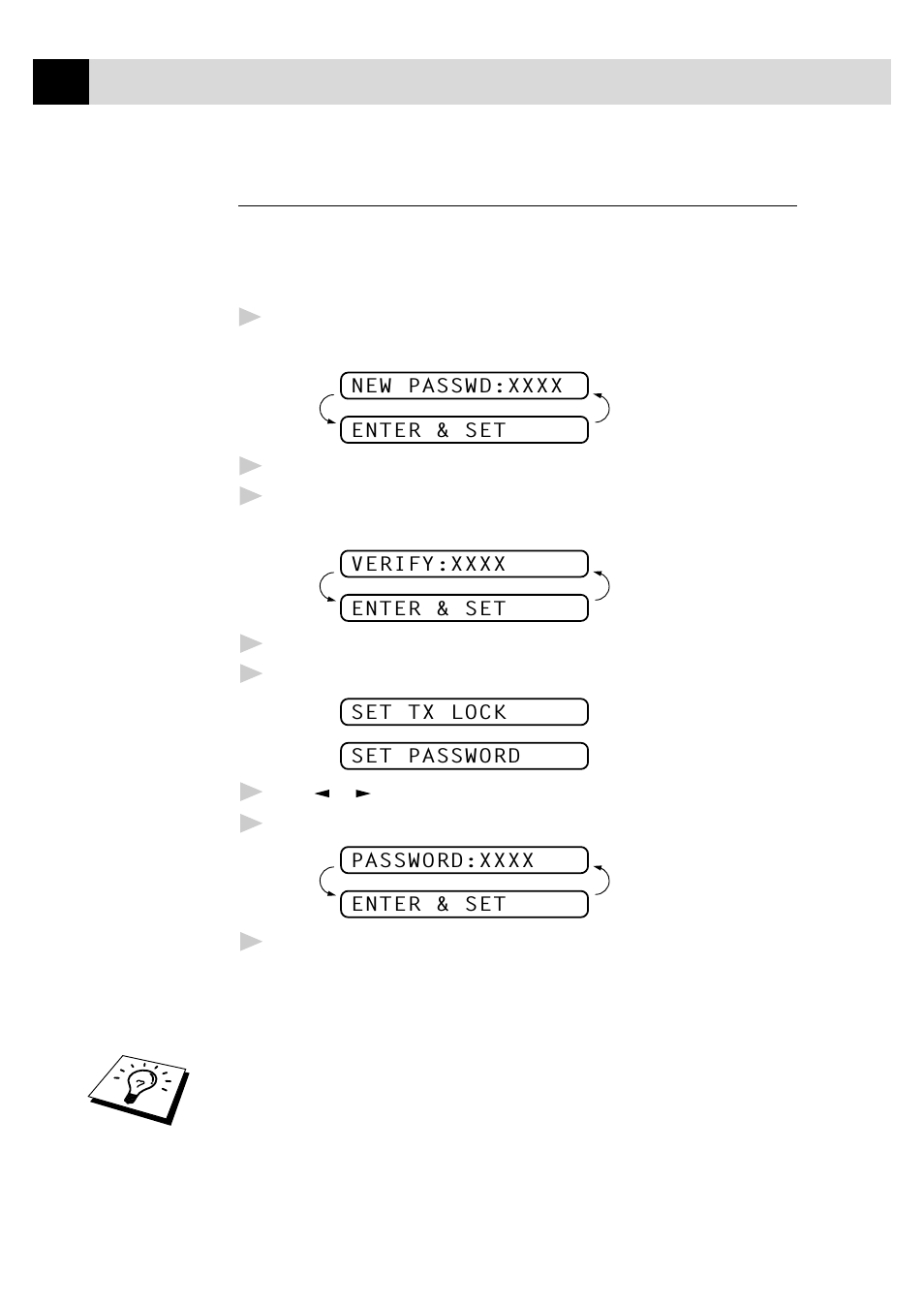 Using tx lock | Brother 8060P MFC-9060 User Manual | Page 44 / 186