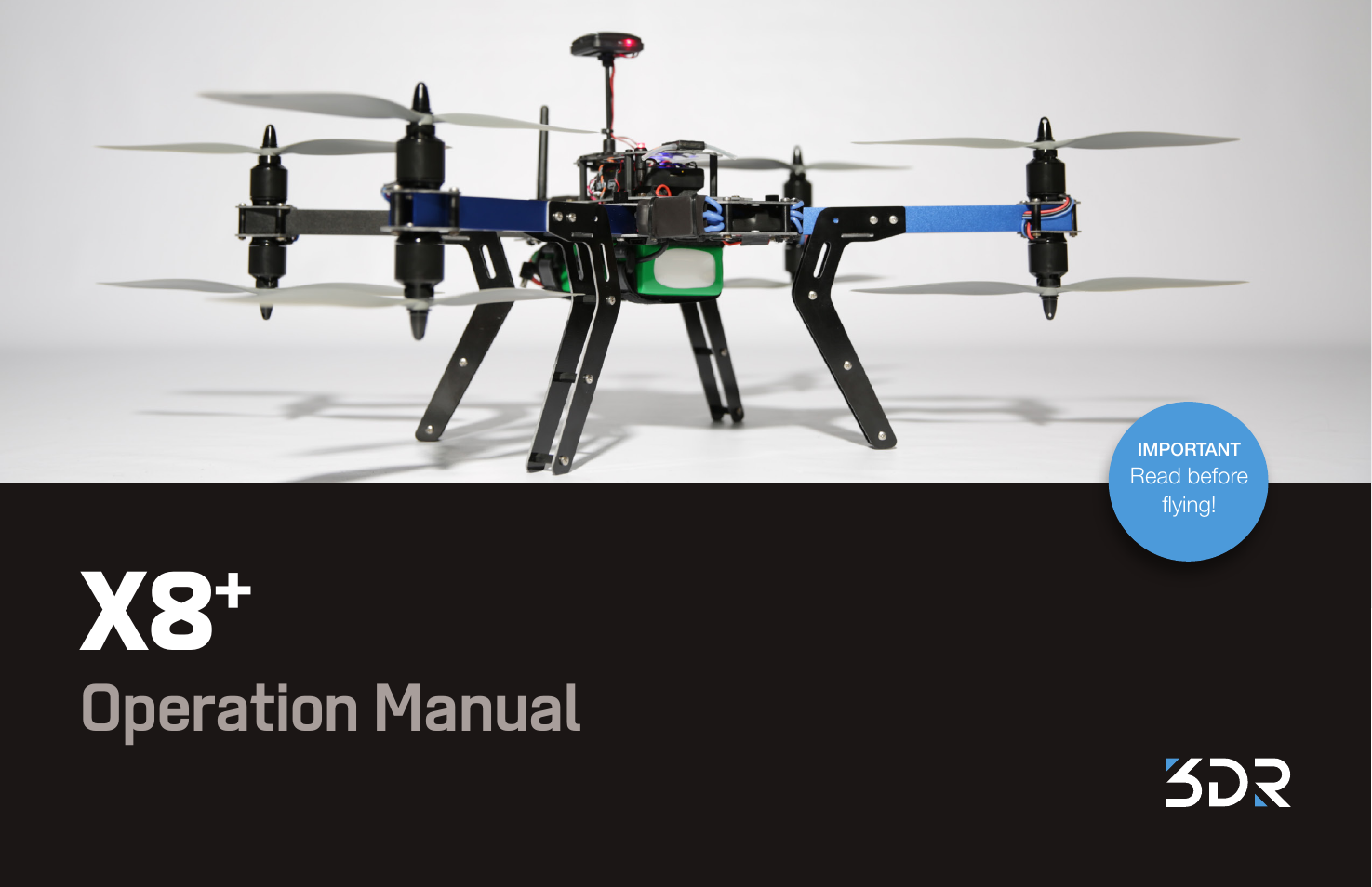 3D Robotics X8 Plus User Manual | 36 pages