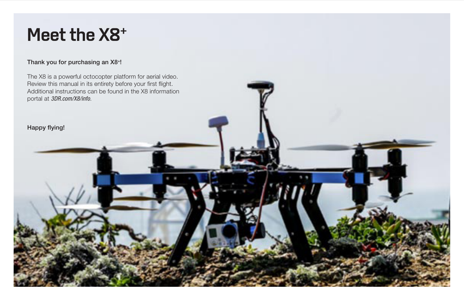 Meet the x8 | 3D Robotics X8 Plus User Manual | Page 2 / 36