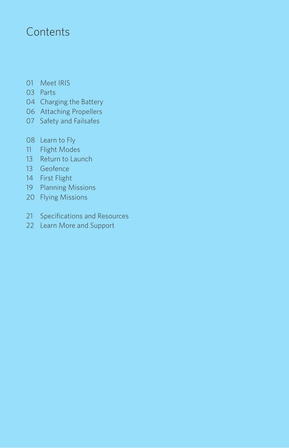 3D Robotics IRIS Plus User Manual | Page 2 / 24