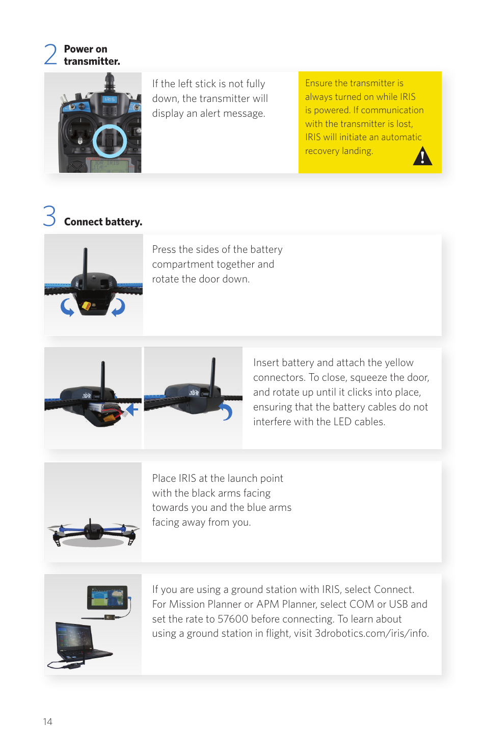 3D Robotics IRIS User Manual | Page 16 / 24