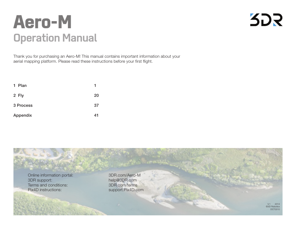 3D Robotics Aero-M User Manual | 47 pages