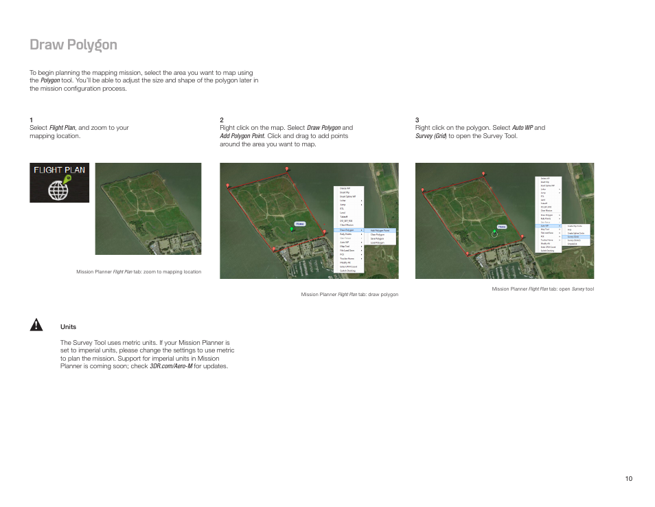 Draw polygon | 3D Robotics Aero-M User Manual | Page 11 / 47