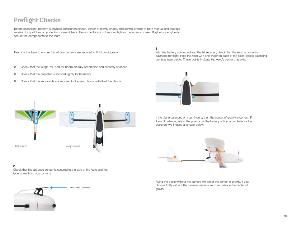 Preflight checks | 3D Robotics Aero-M User Manual | Page 30 / 47