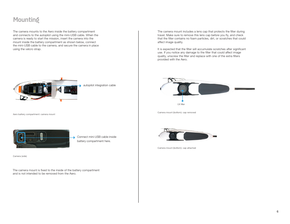 Mounting | 3D Robotics Aero-M User Manual | Page 7 / 47