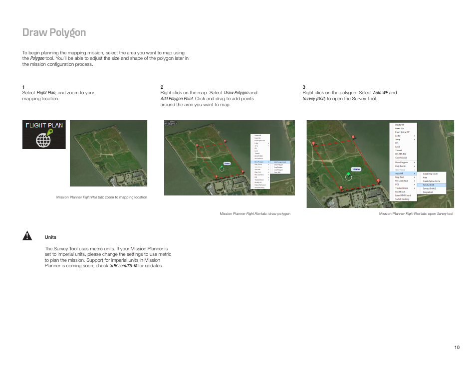 Draw polygon | 3D Robotics X8-M User Manual | Page 11 / 40