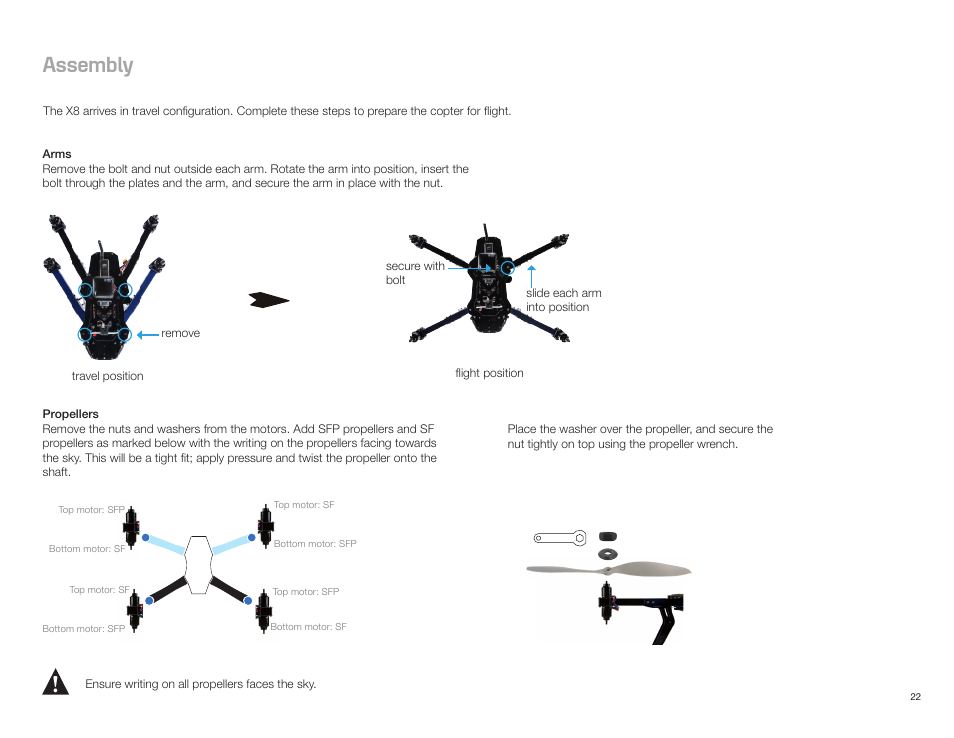 Assembly | 3D Robotics X8-M User Manual | Page 23 / 40