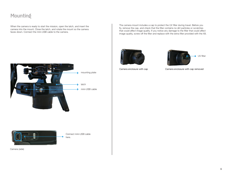Mounting | 3D Robotics X8-M User Manual | Page 7 / 40