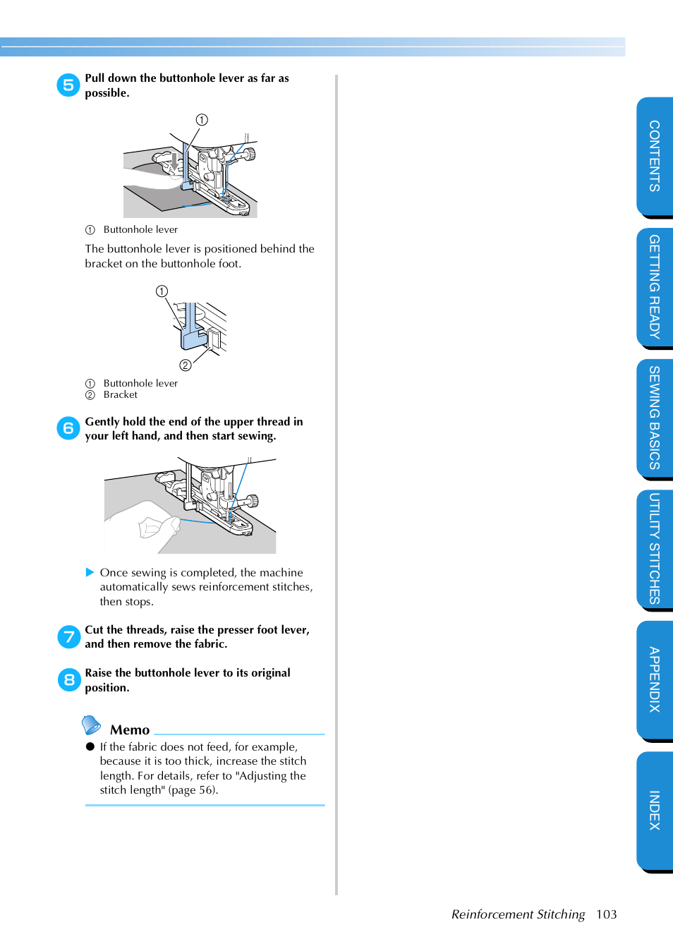 Brother NX 600 User Manual | Page 109 / 159