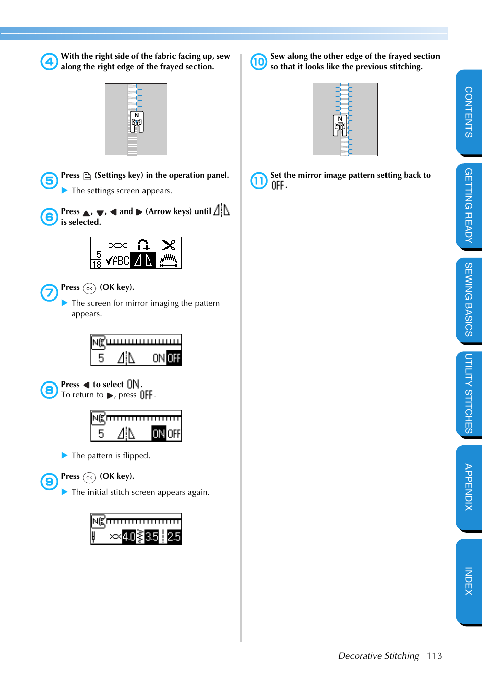 Brother NX 600 User Manual | Page 119 / 159