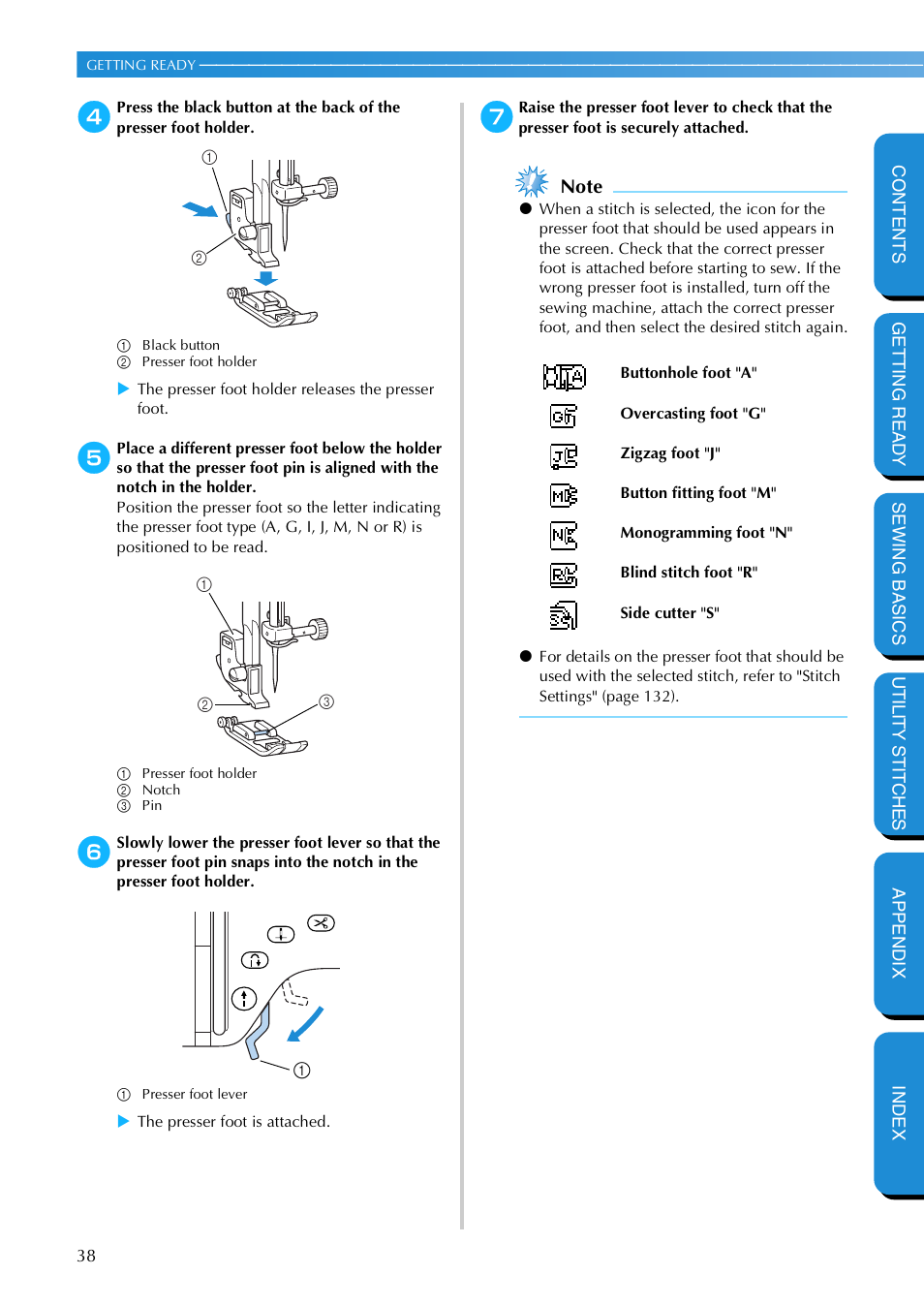 Brother NX 600 User Manual | Page 44 / 159