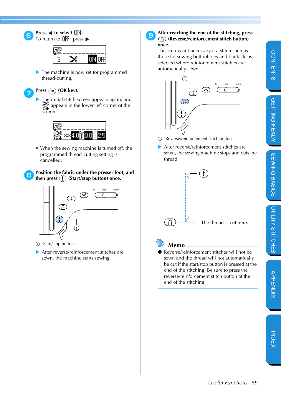 Brother NX 600 User Manual | Page 65 / 159