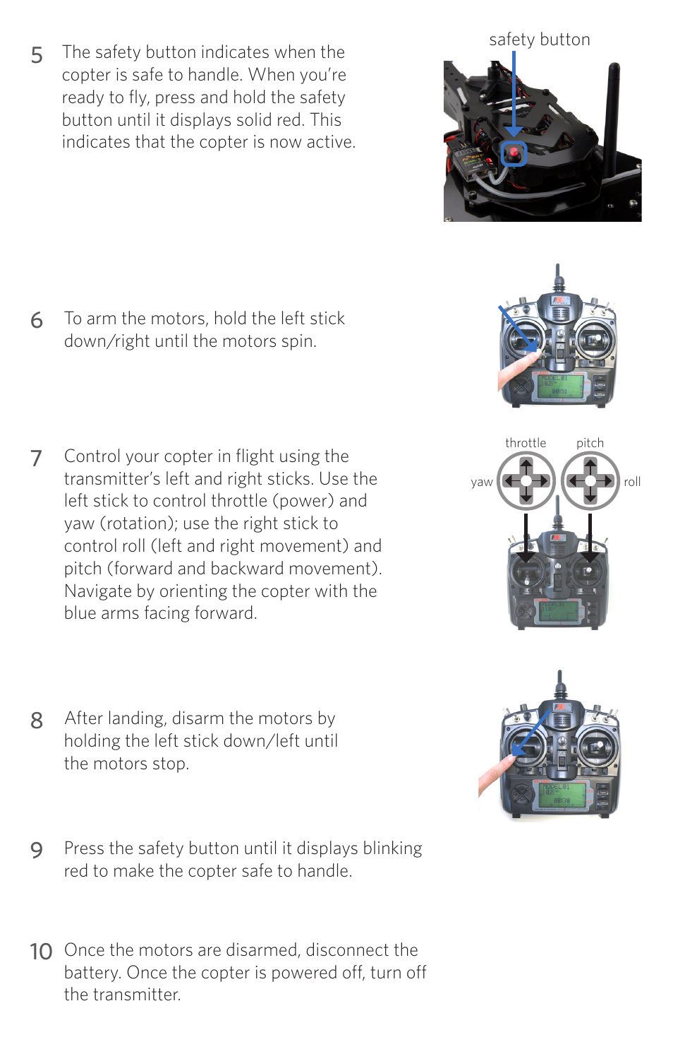 3D Robotics RTF Y6 User Manual | Page 7 / 8