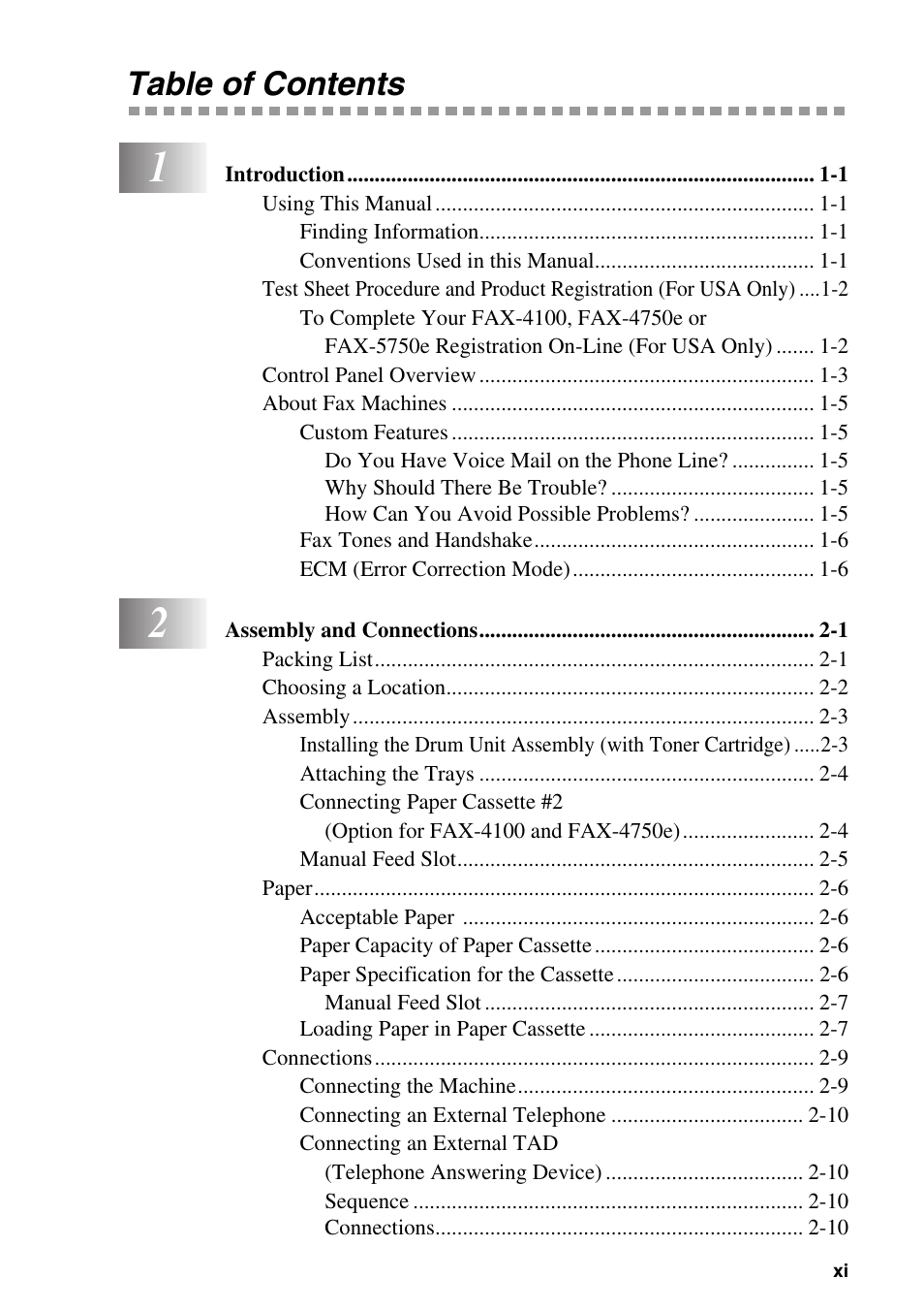 Brother IntelliFAX 4100e User Manual | Page 13 / 156