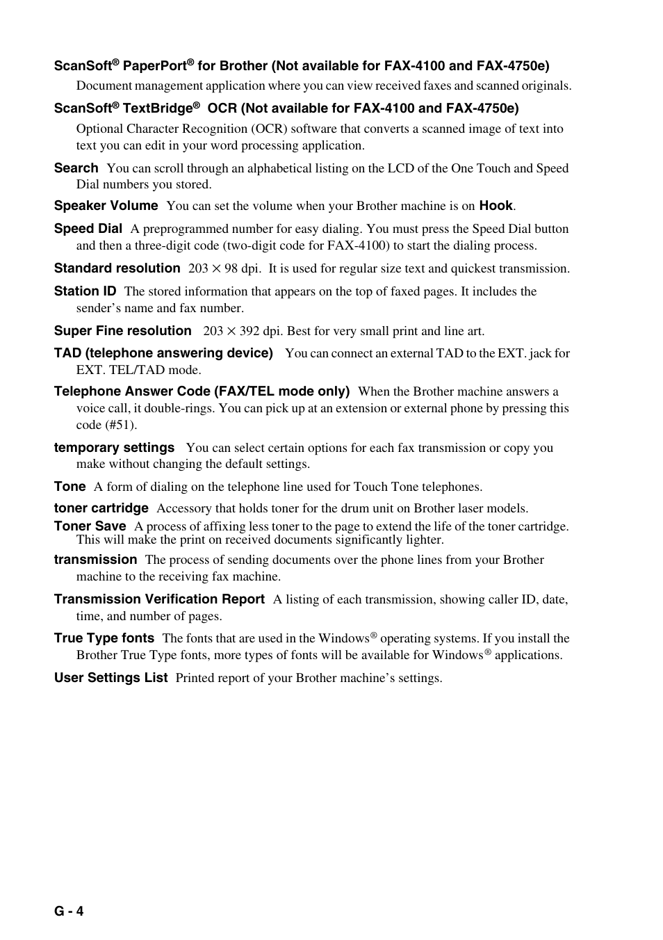 Brother IntelliFAX 4100e User Manual | Page 140 / 156