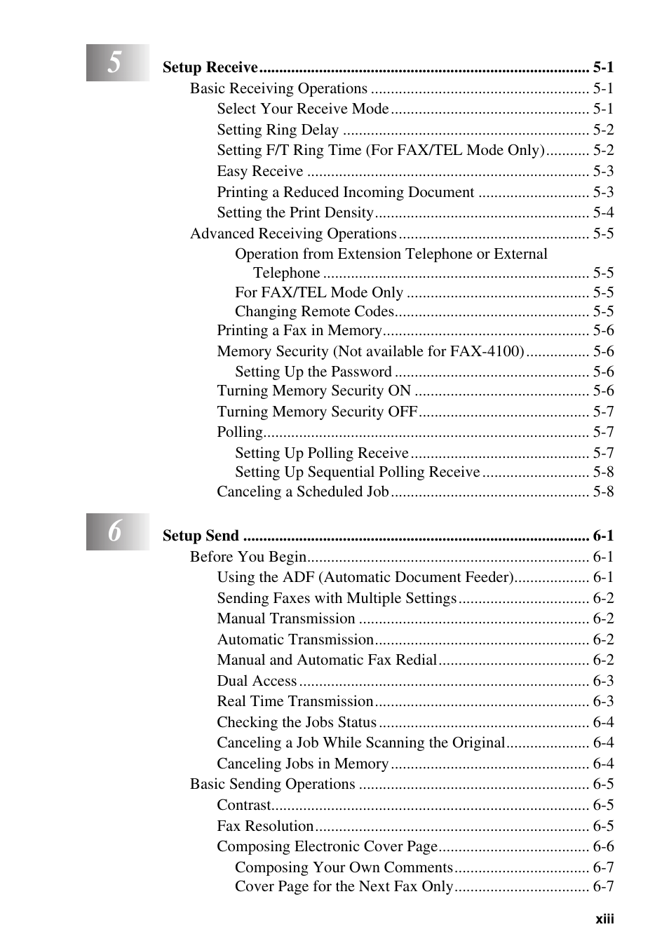 Brother IntelliFAX 4100e User Manual | Page 15 / 156