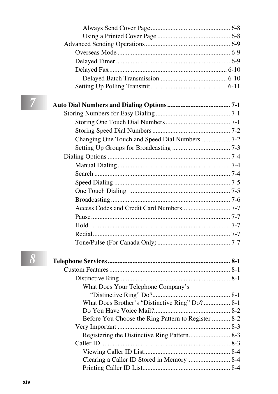 Brother IntelliFAX 4100e User Manual | Page 16 / 156