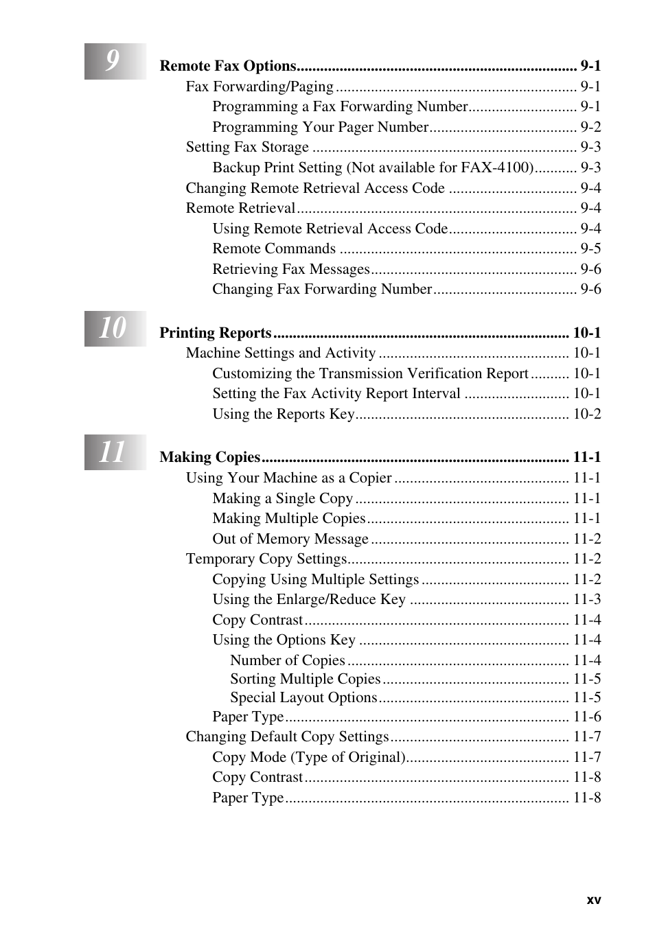 Brother IntelliFAX 4100e User Manual | Page 17 / 156