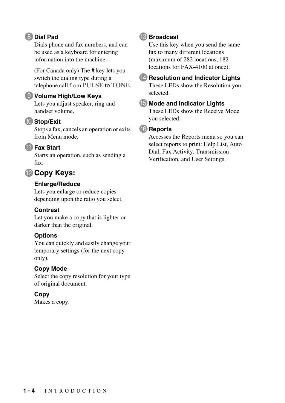 Brother IntelliFAX 4100e User Manual | Page 24 / 156