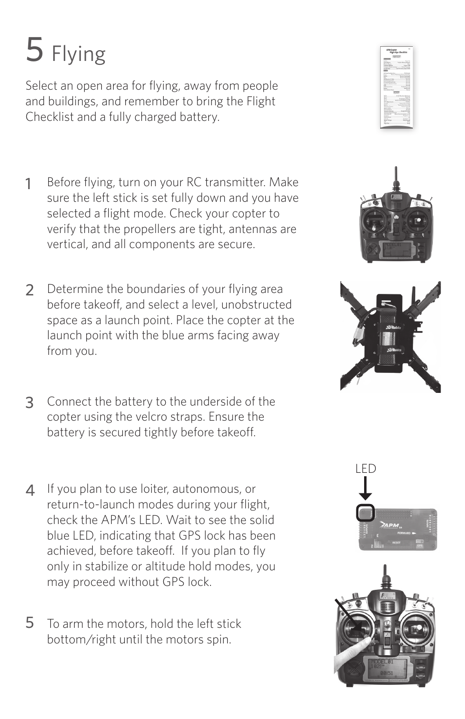 Flying | 3D Robotics Quad Ready-to-Fly 2013 User Manual | Page 6 / 8