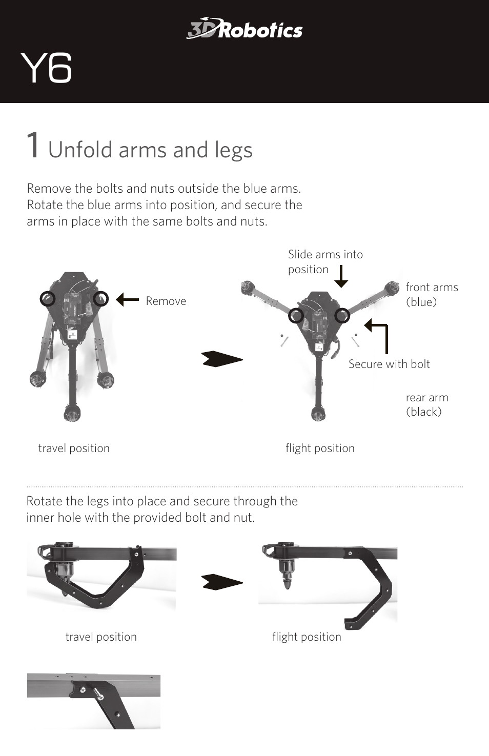 3D Robotics Y6 Ready-to-Fly 2013 User Manual | 8 pages