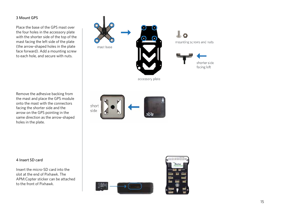 3D Robotics 3DR DIY Quad User Manual | Page 15 / 23