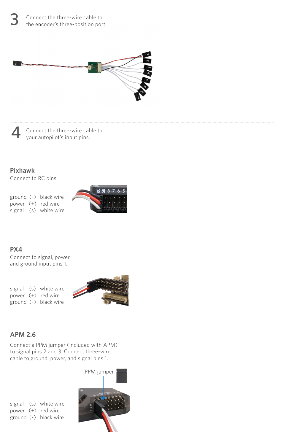 3D Robotics PPM Encoder User Manual | Page 2 / 3