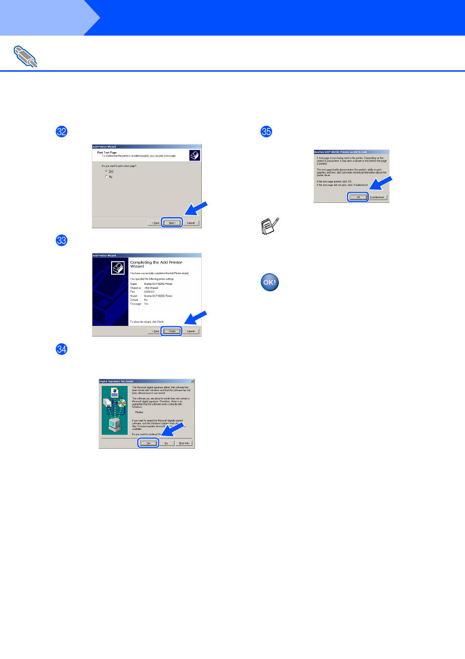 Step 2, Installing the driver & software | Brother DCP-8025D User Manual | Page 19 / 54