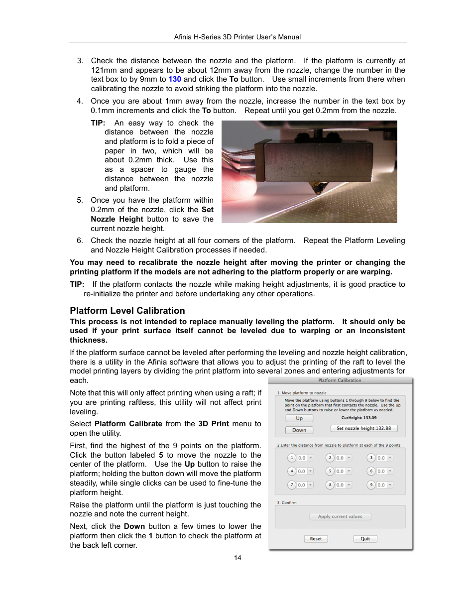 Afinia H479 3D User Manual | Page 14 / 43