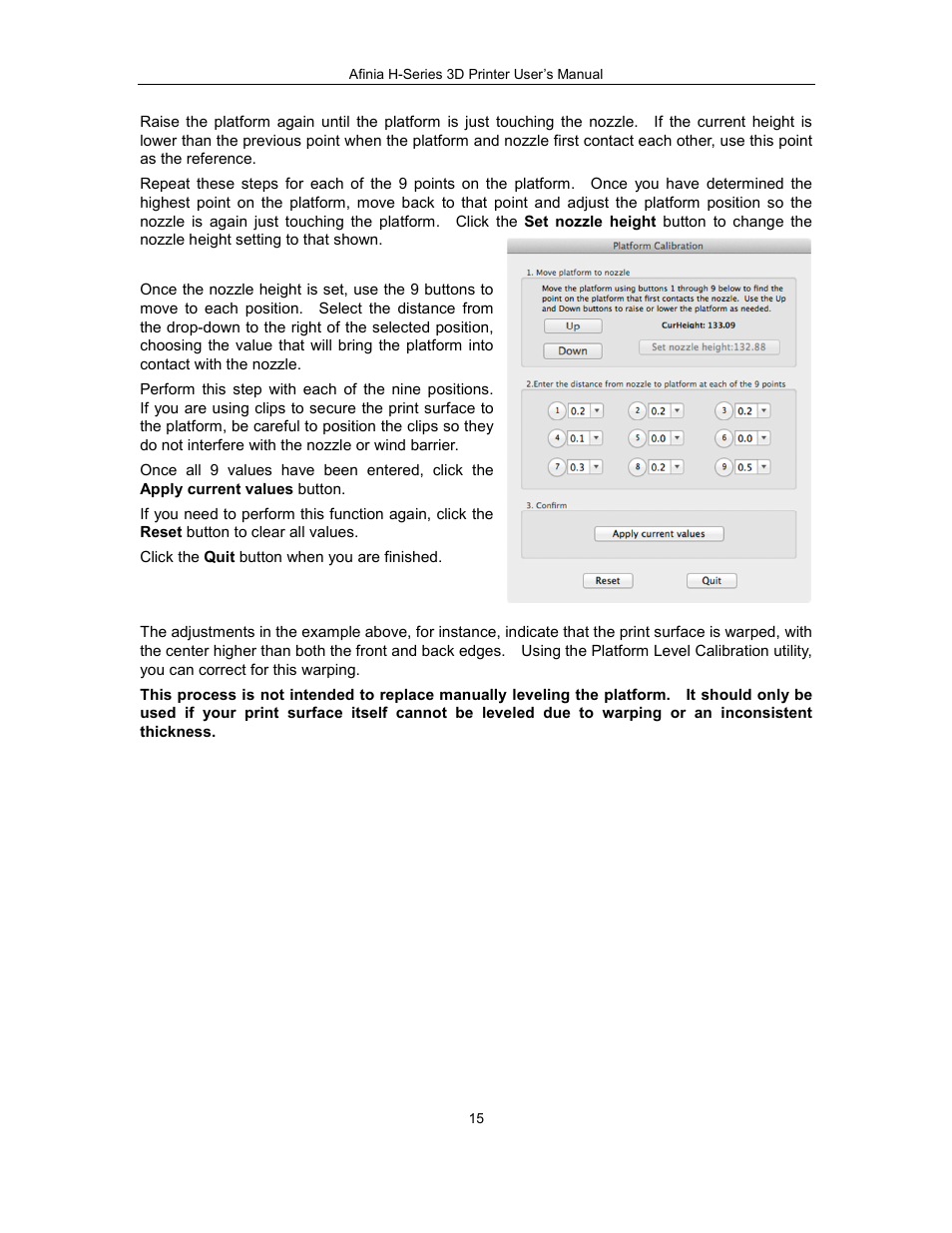 Afinia H479 3D User Manual | Page 15 / 43