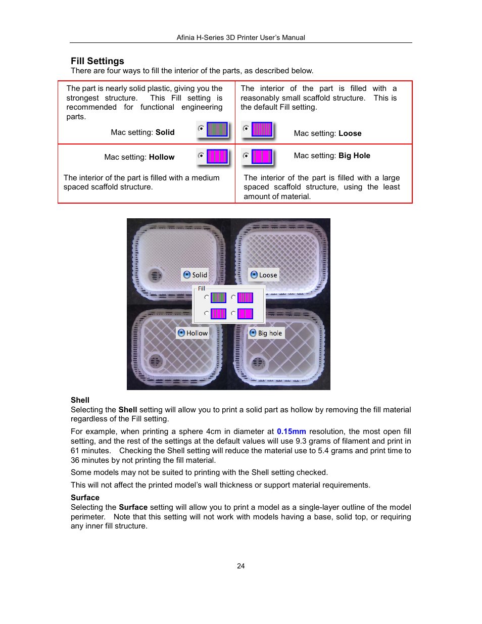 Afinia H479 3D User Manual | Page 24 / 43