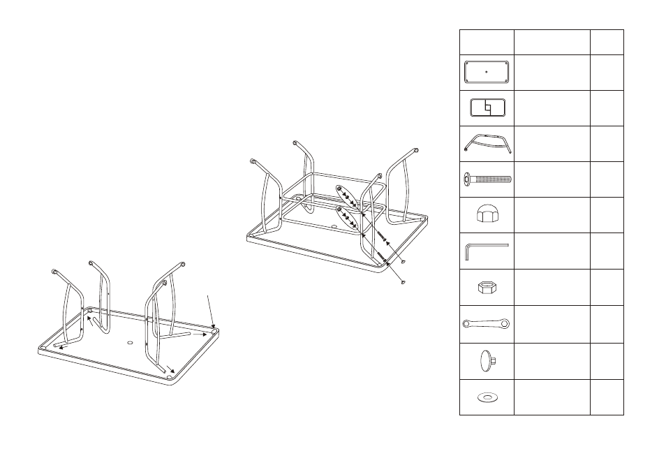 Agio International Rectangular Captured Glass Table User Manual | 1 page