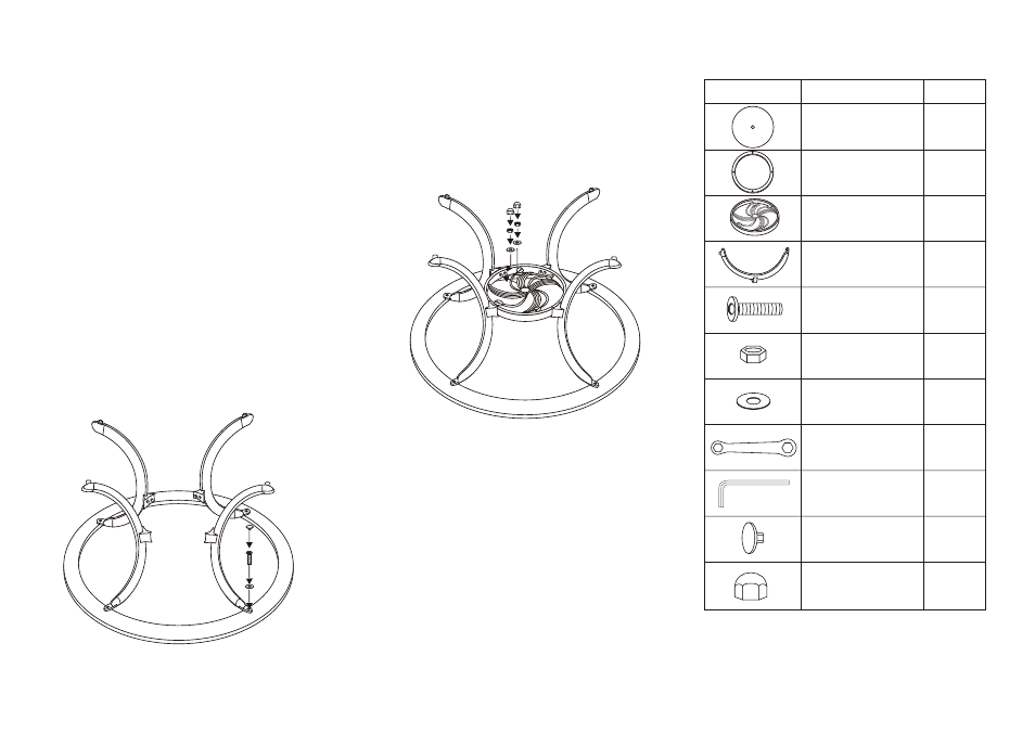 Agio International Round Inlaid Glass Table User Manual | 1 page