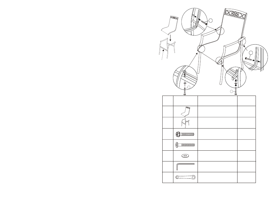 Agio International Sling Chair User Manual | 1 page