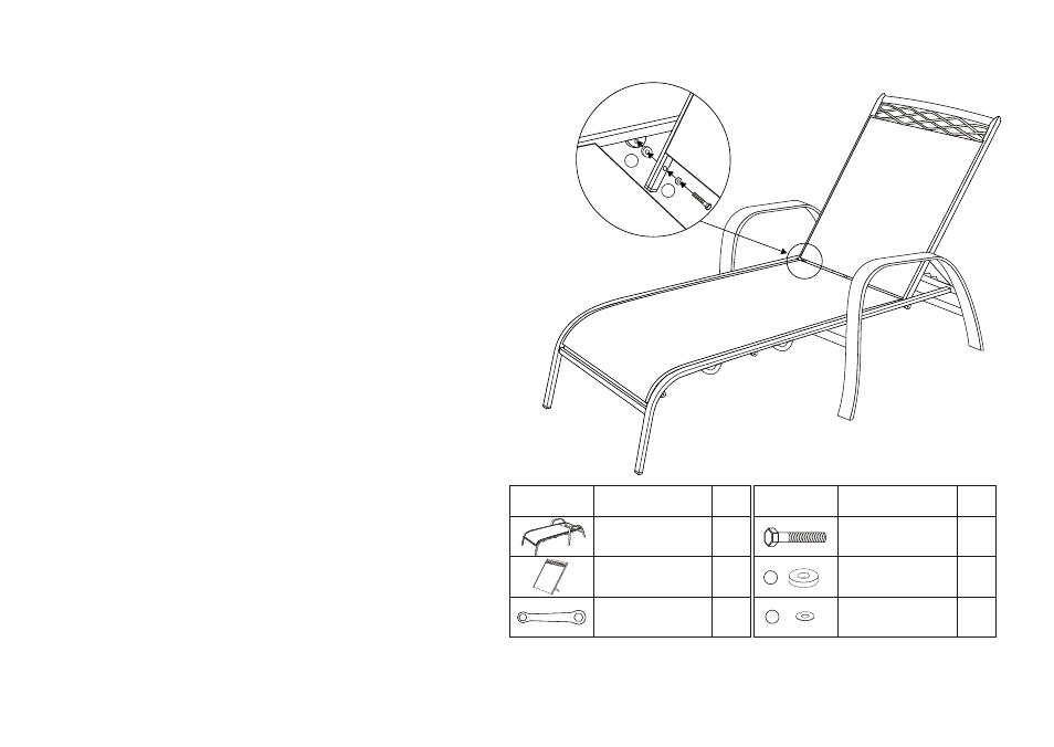 Agio International Sling Chaise Lounge User Manual | 1 page